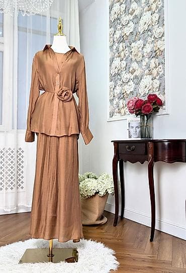 платья mango: Костюм с юбкой, Модель юбки: Прямая, Макси, Китай, Стандарт — 3