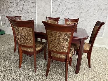 буфет бу: Стол и стул для зала, цвет - Коричневый — 2