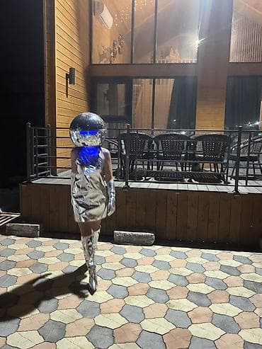 Костюм «Зеркальный шар» — шлем/маска для вечеринок и шоу Также, весь