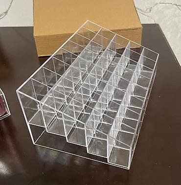 столы с полками: Органайзер для косметики и парфюмерии - Прозрачный — 2