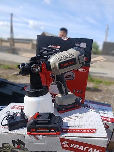 красочный пистолет: Электрический краскопульт, В наличии — 1