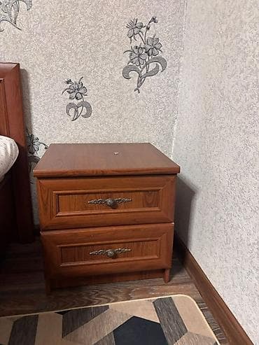 Эмерек гарнитурлары: Уктоочу бөлмө гарнитуру, Колдонулган, Комод, Трюмо, Тумба, Орусия, Өзү алып кетүү, түсү - Күрөң — 4