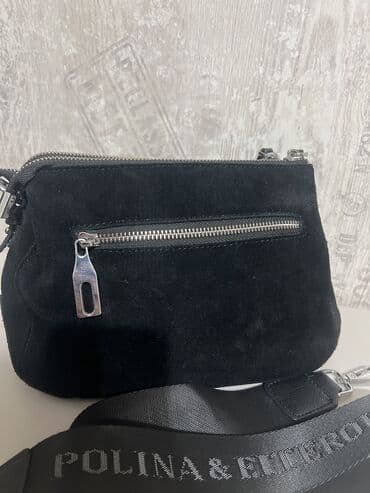 сумка замша: Классикалык сумка, Материалы: Замша, Сыдырмалуу, Аялдарга, Жаңы — 2