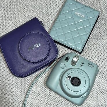 фотоаппарат instax mini 9 цена: Instax mini 9 Мятного цвета В подарочной комплектации (чехол + альбом) — 1
