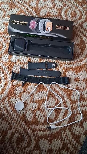 Умные часы S9 Pro Max (Watch 9, беспроводная зарядка) Комплектация: -