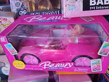 Детский мир: Игровой набор Beauty Fashion Car - Игрушечный розовый кабриолет с — 2