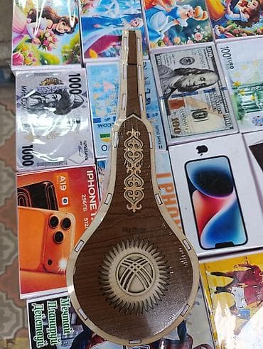 копилки из гипса: Копилка в виде Комуза - Материал: фанера/дерево, лазерная резка и — 2