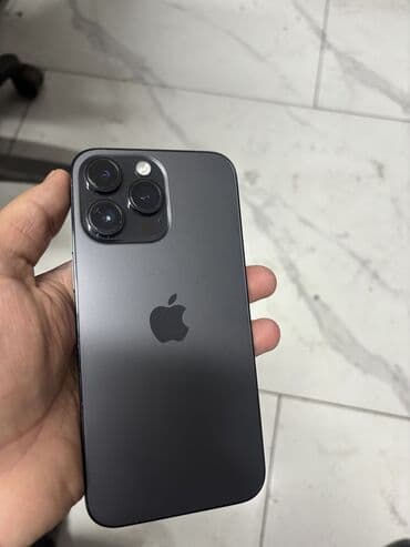Акылдуу сааттар: IPhone 14 Pro Max, Колдонулган, 128 ГБ, Кара, Коргоочу айнек, Каптама, 86 % — 5