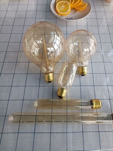 электрические лампы: Лампа Эдисон филамент для кафе и баров дешевле чем в магазине — 8