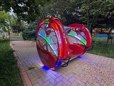 детский карусель: Аттракцион «Колесо-гондола» с LED‑подсветкой - Яркая мобильная — 3