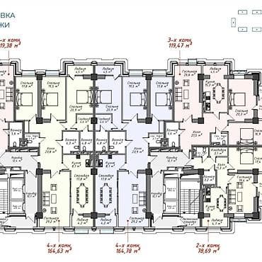 жк gravity: 3 комнаты, 118 м², Элитка, 12 этаж, Готовая ПСО (под самоотделку) — 7