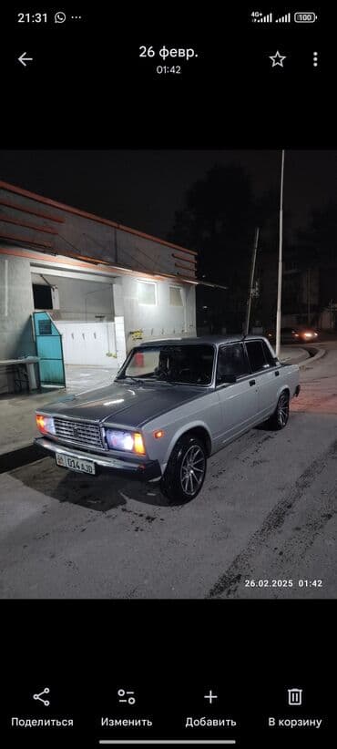 кочкор авто: ВАЗ (ЛАДА) 2107: 2011 г., 1.7 л, Механика, Бензин, Седан — 8