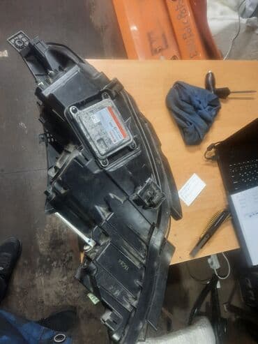 дом калесах: Комплект передних фар Kia 2017 г., Б/у, Оригинал — 4