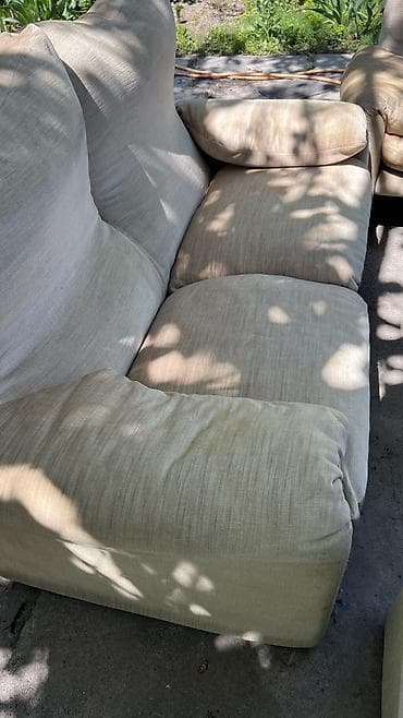 Эмерек гарнитурлары: Ашкана үчүн жумшак бурчек, Колдонулган, Өзү алып кетүү, түсү - Саргыч боз — 4