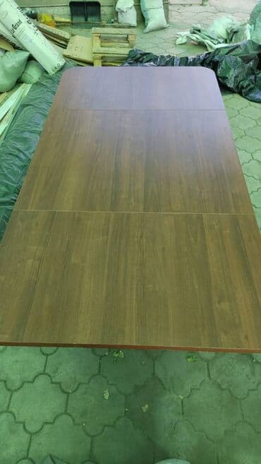 советский раздвижной стол: Стол трансформер раздвижной. Качественный,прочный и массивный стол — 4