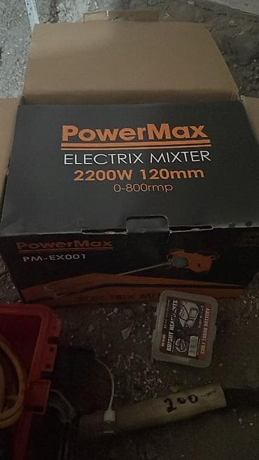 сухой фен: Электрический строительный миксер PowerMax PM-EX001 Характеристики по — 2