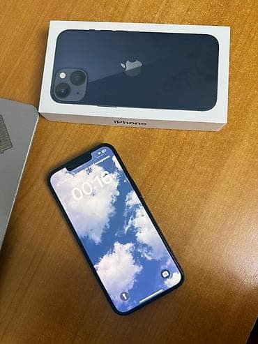 IPhone 13, Новый, 128 ГБ, Midnight, Коробка, 86 %