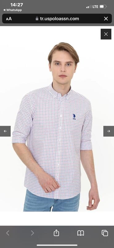 Рубашки: НОВАЯ рубашка Оригинал U.S.Polo Заказали онлайн не подошел размер XL — 2