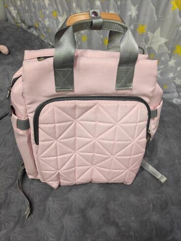 брендовые сумки: Рюкзак для мам с термо кармашками, качество отличное, оригинал — 2