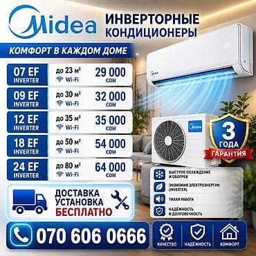 23: Сплит-система, Midea, 70-80 м², Инверторный — 1