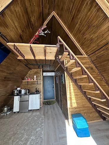vip house: Сдается А‑frame домик в сутки. Имеется все необходимое для кухни а — 5