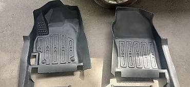 3D Экокожа Полики Для салона Toyota, цвет - Черный, Б/у, Бесплатная доставка — 3