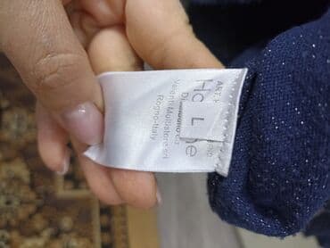 шерстяные кофты женские больших размеров: Кофта, Новогодний принт, Италия, M — 4