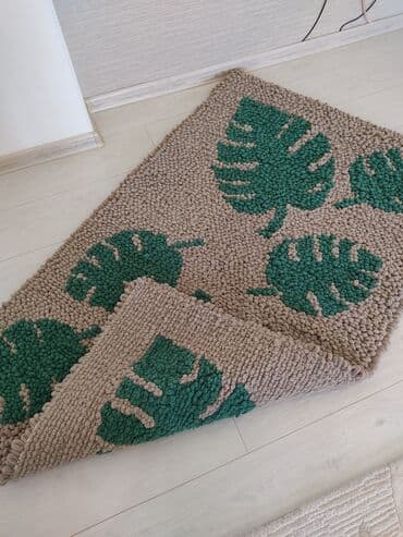 ковры для ванн: Коврик для ванной/душа, Новый, цвет - Бежевый — 4