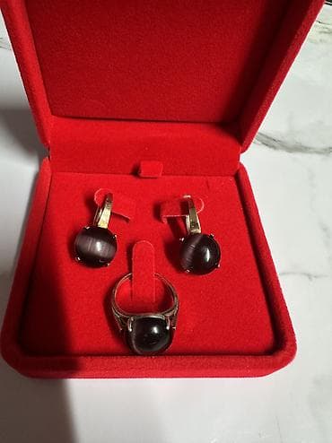 платье шифон: Набор украшений, Проба 925, Женские, Б/у — 1