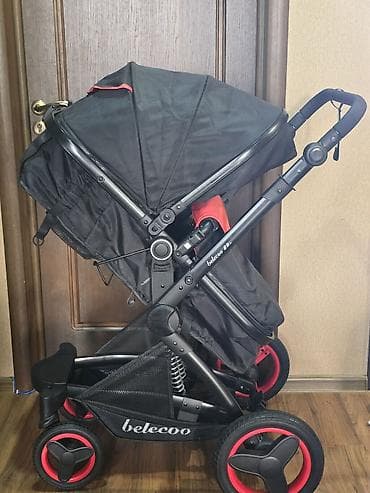 коляска белеко: Балдар арабасы, түсү - Кара — 3