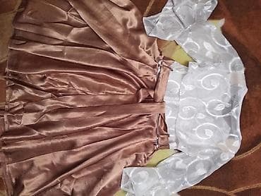 Детское платье, цвет - Золотой