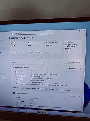 Техника и электроника: Компьютер, ядер - 8, ОЗУ 16 ГБ, Игровой, Новый, Intel Core i7, NVMe — 2