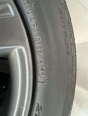 Шиналар жана дисктер: Дөңгөлөктөр монтажда 215 / 60 / R 16, Жай, Колдонулган, Комплект, Жеңил унаалар, Куйма, тешиктери - 5 — 5