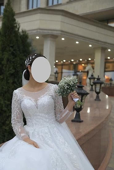Личные вещи: Свадебное платье, XL, С корсетом, Новый — 1