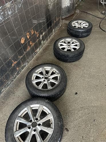 проставок: Колеса в сборе 225 / 55 / R 16, Зима, Б/у, Комплект, Легковые, Литые, отверстий - 5 — 1