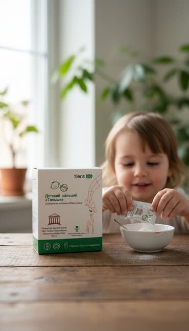 Кальций + D3, Для костей, Для набора веса, Для ногтей, Тяньши, Для детей, Китай, Порошок, Новый