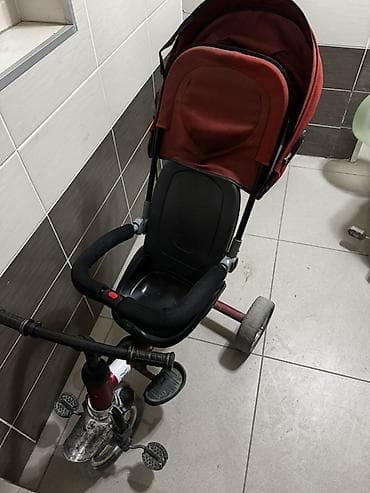 Балдар самокаттары: Балдар үчүн велосипед, 3 дөңгөлөктүү, 3 - 4 жаш, Кыз үчүн, Колдонулган — 1