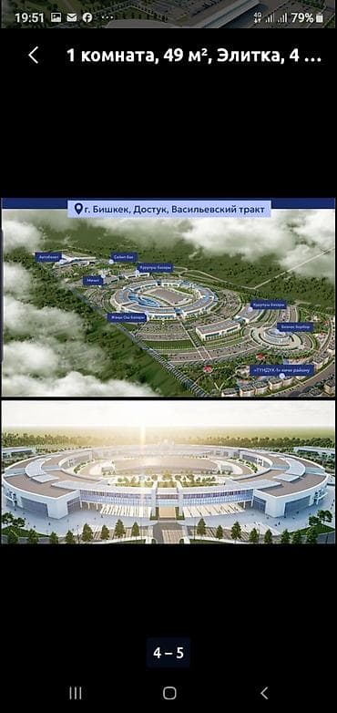 квартира соклук: 1 комната, 36 м², Достук с. Элитка, 1 этаж, ПСО (под самоотделку) — 4
