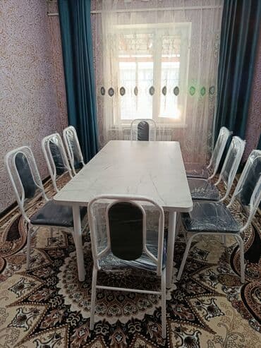 кухонный уголок фото и цены бишкек: Кухонный стол и стул, Новый, Платная доставка — 12