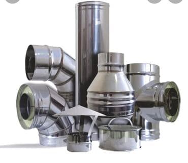 Дымоходы для газовых и угольных котлов нержавеющая сталь утеплённые