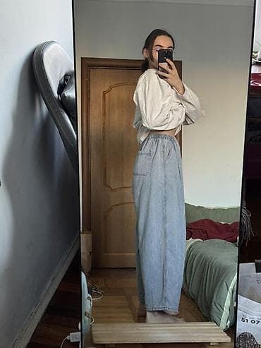 Джинсы: Джинсы, Карго, Высокая талия, 3XL — 2