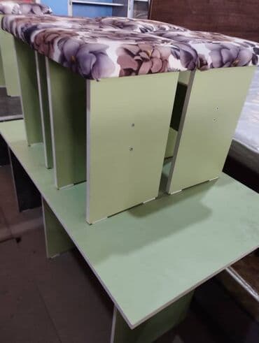 купить бу кухонный стол и стулья: Ашкана үстөлү жана отургуч, Жаңы, Өзү алып кетүү, Акылуу жеткирүү, түсү - Ак — 9