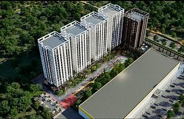 жк бруклин бишкек: 1 комната, 50 м², Элитка, 10 этаж, ПСО (под самоотделку) — 1