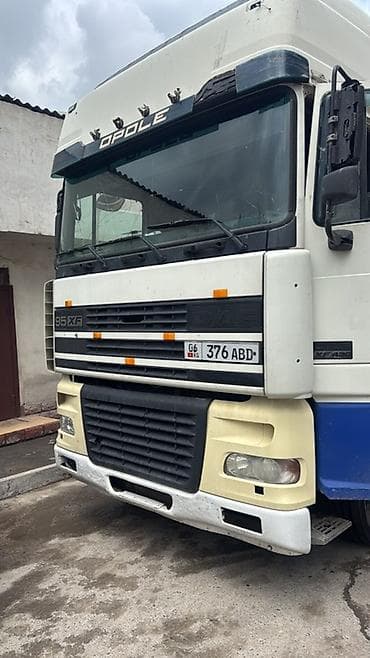 rent: DAF 95XF тягач + полуприцеп-площадка (еврофура/траловая платформа) - — 3