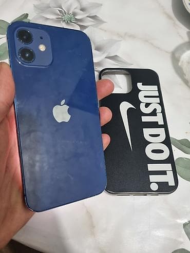 apple x: IPhone 12, Б/у, 64 ГБ, Синий, Чехол, 93 % — 3