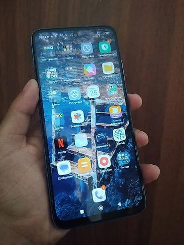 poco x3 pri: Redmi, Redmi 10, Б/у, 64 ГБ, цвет - Синий, 2 SIM — 2
