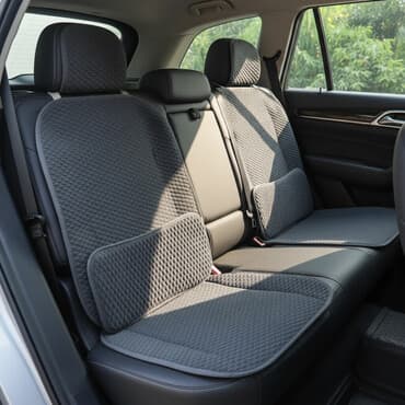 чехол кресло: Чехлы Велюровые, цвет - Серый, Mercedes-Benz, Б/у, Самовывоз — 1