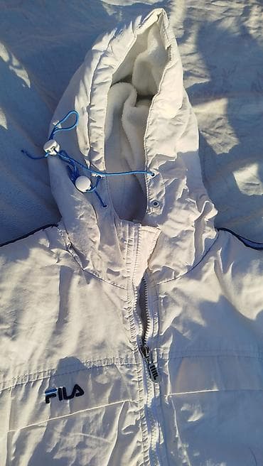 футболка fila мужская: Мужская куртка, XL, Fila, Б/у, цвет - Белый, Самовывоз — 5
