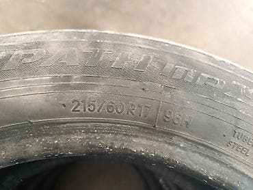 step rf3: Шины 215 / 60 / R 17, Лето, Б/у, Комплект, Легковые, Япония, Bridgestone — 2