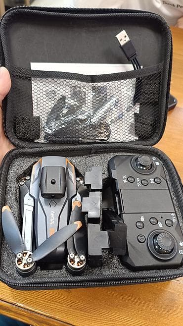 4k: Складной квадрокоптер с пультом в кейсе обмен на телефон — 1